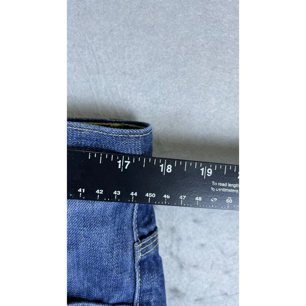 The West is Dead Jeans Mens 34 Blue Excellent Straight Leg Made in USA Denim